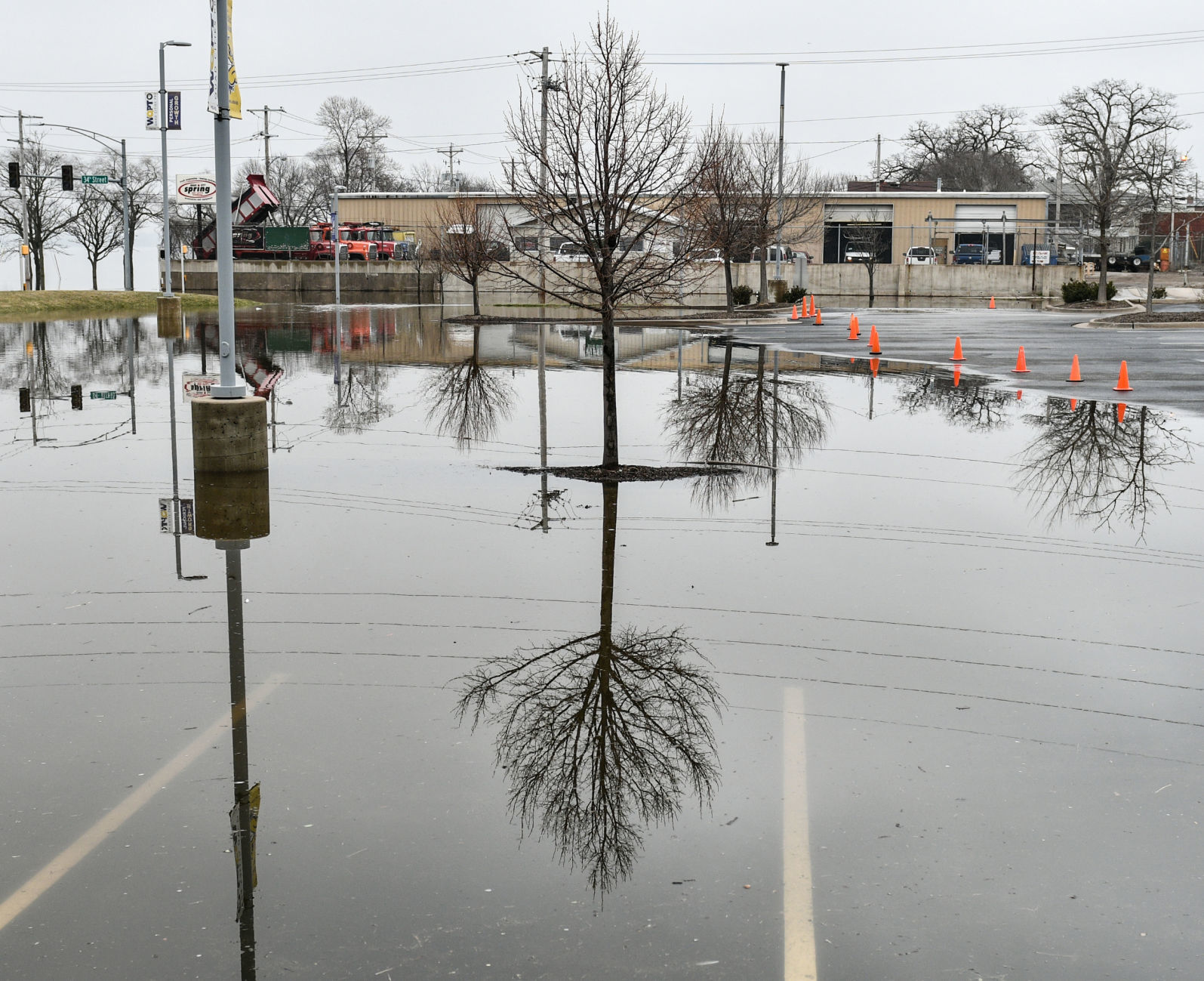 River Drive flooding in Moline